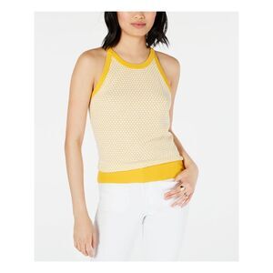 MAISON JULES Womens Sleeveless Halter Top
